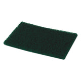 Boardwalk® Heavy-Duty Scour Pad, 6 x 9, Green 15/Carton (BWK186) Case of 15