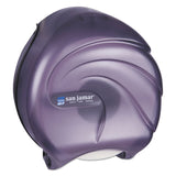 San Jamar® Single 9" Jumbo Tissue Dispenser, Oceans, 10.25 x 5.63 x 12, Transparent Black Pearl (SJMR2090TBK) Each