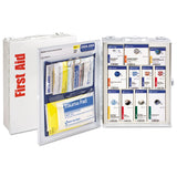 First Aid Only™ ANSI 2015 SmartCompliance Food Service Cabinet w/o Medication, 25 People, 94 Pieces, Metal Case (FAO90658021) Each