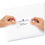 Avery® Repositionable Address Labels w/Sure Feed, Inkjet/Laser, 2 x 4, White, 250/Box (AVE58163) Pack of 250