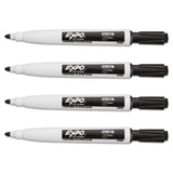 EXPO® Magnetic Dry Erase Marker, Fine Bullet Tip, Black, 4/Pack (SAN1944745) Pack of 6