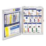 First Aid Only™ ANSI 2015 SmartCompliance Food Service Cabinet w/o Medication, 25 People, 94 Pieces, Metal Case (FAO90658021) Each