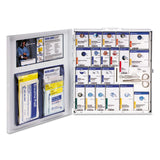 First Aid Only™ ANSI 2015 SmartCompliance Food Service First Aid Kit, w/o Medication, 50 People, 260 Pieces, Metal Case (FAO746006021) 1 Kit