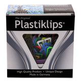 Baumgartens® Plastiklips Paper Clips, Large, Smooth, Assorted Colors, 200/Box (BAULP0600) Box of 200
