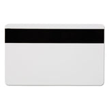 SICURIX® SICURIX Blank ID Card with Magnetic Strip, 2 1/8 x 3 3/8, White, 100/Pack (BAU80340) Pack of 100