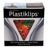 Baumgartens® Plastiklips Paper Clips, Medium, Smooth, Assorted Colors, 500/Box (BAULP0300) Box of 500