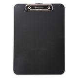 Mobile OPS® Unbreakable Recycled Clipboard, 0.5" Clip Capacity, Holds 8.5 x 11 Sheets, Black (BAU61624) Each