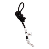 SICURIX® Rope Lanyard, Metal Hook Fastener, 36" Long, Nylon, Black (BAU68909) Each
