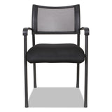 Alera® Alera Eikon Series Stacking Mesh Guest Chair, 20.86" x 24.01" x 33.07", Black Seat, Black Back, Black Base, 2/Carton (ALEEK43ME10B) Case of 2