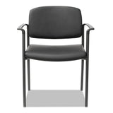 Alera® Alera Sorrento Series Ultra-Cushioned Stacking Guest Chair, 25.59" x 24.01" x 33.85", Black, 2/Carton (ALEUT6816) Case of 2