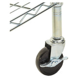 Alera® Wire Shelving Garment Rack, 40 Garments, 48w x 18d x 75h, Silver (ALEGR364818SR) Each