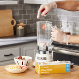 CareStock™ Exam Glove X-Large NonSterile Vinyl Standard Cuff Length Smooth Clear Not Rated (1230910_BX) 100/BX