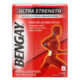 Bengay® Ultra Strength Topical Pain Relief 5% Strength Menthol Patch 4 per Box (701520_CS) 36/CS