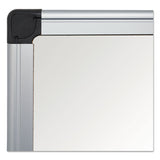 MasterVision® Porcelain Value Dry Erase Board, 48 x 72, White Surface, Silver Aluminum Frame (BVCCR1201170MV) Each