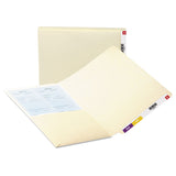 Smead™ Heavyweight Manila End Tab Pocket Folders, Interior Front Panel Pocket, Straight Tabs, Letter Size, 11-pt Manila, 50/Box (SMD24115) Box of 50