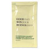 Good Day™ Conditioning Shampoo, Fresh, 0.25 oz Tube, 500/Carton (GTP485) Case of 500