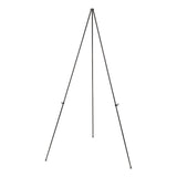 Universal® Instant Setup Foldaway Easel, Adjusts 15" to 61" High, Steel, Black (UNV43029) Each