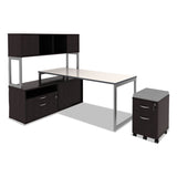 Alera® Alera Valencia Series Mobile Pedestal, Left or Right, 2-Drawers: Box/File, Legal/Letter, Espresso, 15.88" x 19.13" x 22.88" (ALEVABFES) Each
