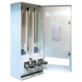 Vend-Rite Coin-Operated Soap Vender, 3-Column, 16.25 x 9.5 x 37.75, White/Blue (VEN394100) Each