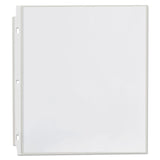 Universal® Top-Load Poly Sheet Protectors, Standard Gauge, Letter, Clear, 50/Pack (UNV21124) 1 Case of 50