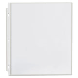 Universal® Top-Load Poly Sheet Protectors, Std Gauge, Nonglare, Clear, 50/Pack (UNV21126) 1 Case of 50