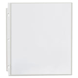 Universal® Top-Load Poly Sheet Protectors, Heavy Gauge, Nonglare, Clear 50/Pack (UNV21129) 1 Case of 50