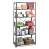 Safco® Commercial Steel Shelving Unit, Six-Shelf, 36w x 18d x 75h, Dark Gray (SAF6269) Each