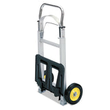 Safco® HideAway Aluminum Hand Truck, 250 lb Capacity, 15.5 x 16.5 x 43.5, Aluminum (SAF4061) Each