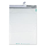 Quality Park™ Redi-Strip Poly Mailer, #6, Square Flap, Redi-Strip Adhesive Closure, 14 x 19, White, 100/Pack (QUA45235) Pack of 100