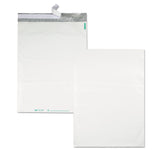 Quality Park™ Redi-Strip Poly Mailer, #6, Square Flap, Redi-Strip Adhesive Closure, 14 x 19, White, 100/Pack (QUA45235) Pack of 100