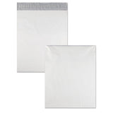 Quality Park™ Redi-Strip Poly Mailer, #5 1/2, Square Flap with Perforated Strip, Redi-Strip Adhesive Closure, 14 x 17, White, 100/Pack (QUA46200) Pack of 100