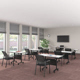 Alera® Reversible Laminate Table Top, Rectangular, 47.63w x 23.63d, White/Gray (ALETT4824WG) Each