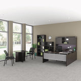 Alera® Alera Valencia Round Conference Table with Legs, 42" Diameter x 29.5h, Espresso (ALEVA7142ES) Each