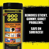 Goo Gone® Clean Up Wipes, 1-Ply, 8 x 7, Citrus Scent, White, 24/Canister, 4 Canisters/Carton (WMN2000) Case of 4