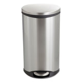 Safco® Step-On Medical Receptacle, 7.5 gal, Steel, Stainless Steel (SAF9902SS) Each