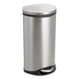 Safco® Step-On Medical Receptacle, 7.5 gal, Steel, Stainless Steel (SAF9902SS) Each