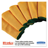 WypAll® Microfiber Cloths, Reusable, 15.75 x 15.75, Yellow, 24/Carton (KCC83610CT) Case of 24