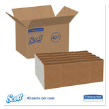 Scott® Tall-Fold Dispenser Napkins, 1-Ply, 7 x 13.5, White, 500/Pack, 20 Packs/Carton (KCC98710) Case of 10000