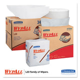 WypAll® L20 Towels, BRAG Box, Multi-Ply, 12.5 x 16.8, Unscented, White, 176/Box (KCC34607) Case of 176