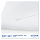 WypAll® Power Clean Wipers for Solvents WetTask Customizable Wet Wiping System, Wipers Only, 9 x 15, White, 275/Roll, 2 Rolls/Carton (KCC06006) 2 Rolls