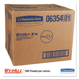 WypAll® X70 Wipers, 1-Ply, 12.5 x 23.2, Red, 300/Carton (KCC06354) Case of 300