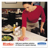 WypAll® X70 Wipers, 1-Ply, 12.5 x 23.2, Red, 300/Carton (KCC06354) Case of 300