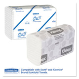 Kimberly-Clark Professional* Scottfold Compact Towel Dispenser, 10.75 x 4.75  x 9, Pearl White (KCC09217) Each