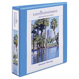 Avery® Heavy-Duty Non Stick View Binder with DuraHinge and Slant Rings, 3 Rings, 1.5" Capacity, 11 x 8.5, Light Blue, (5401) (AVE05401) Each