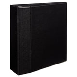 Avery® Heavy-Duty Non-View Binder with DuraHinge and Locking One Touch EZD Rings, 3 Rings, 4" Capacity, 11 x 8.5, Black (AVE79984) Each