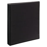 Avery® Durable View Binder with DuraHinge and EZD Rings, 3 Rings, 1" Capacity, 11 x 8.5, Black, (9300) (AVE09300) Each