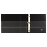 Avery® Heavy-Duty Non-View Binder with DuraHinge, Three Locking One Touch EZD Rings and Spine Label, 3" Capacity, 11 x 8.5, Black (AVE79993) Each