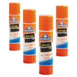 Elmer's® Washable School Glue Sticks, 0.24 oz, Applies and Dries Clear, 4/Pack (EPIE542) Pack of 4