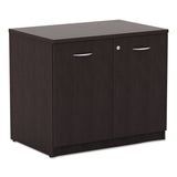 Alera® Alera Valencia Series Storage Cabinet, 34.13w x 22.78d x 29.5h, Espresso (ALEVA613622ES) Each