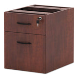 Alera® Alera Valencia Series Hanging Pedestal File, Left/Right, 2-Drawer: Box/File, Legal/Letter, Cherry, 15.63 x 20.5 x 19.25 (ALEVA552222MC) Each